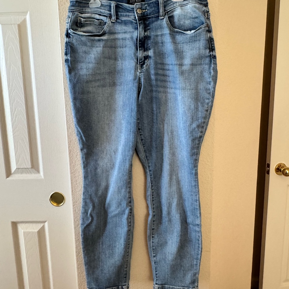 Judy Blue Boyfriend Fit Blue Jeans Size 16W